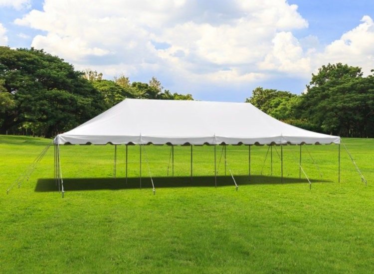 20 x 40 Pole Tent With Setup