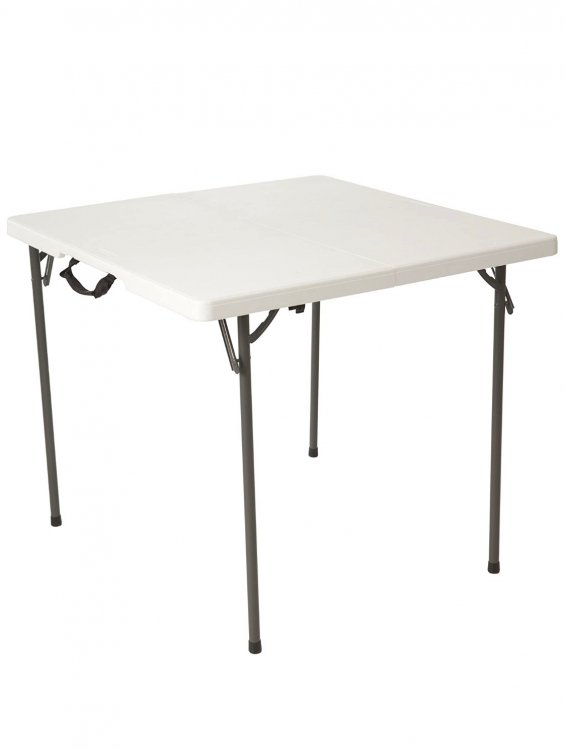 3'  Square Table- White