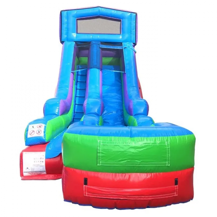 Plain Slide 15' Modular Water Slide