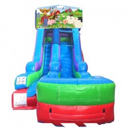 Fun Farm Theme 15' Modular Water Slide