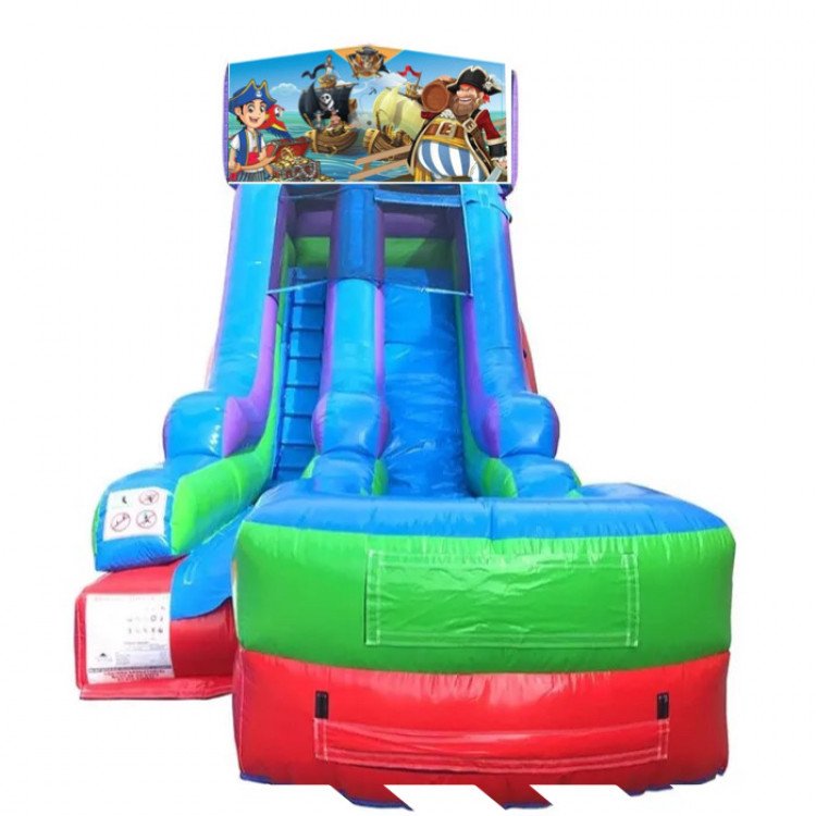 Pirates Theme 15' Modular Water Slide