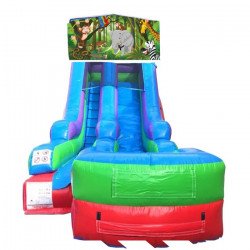 Jungle Theme 15' Modular Water Slide