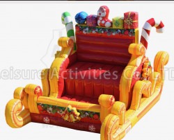 Giant Inflatable Santa Sleigh